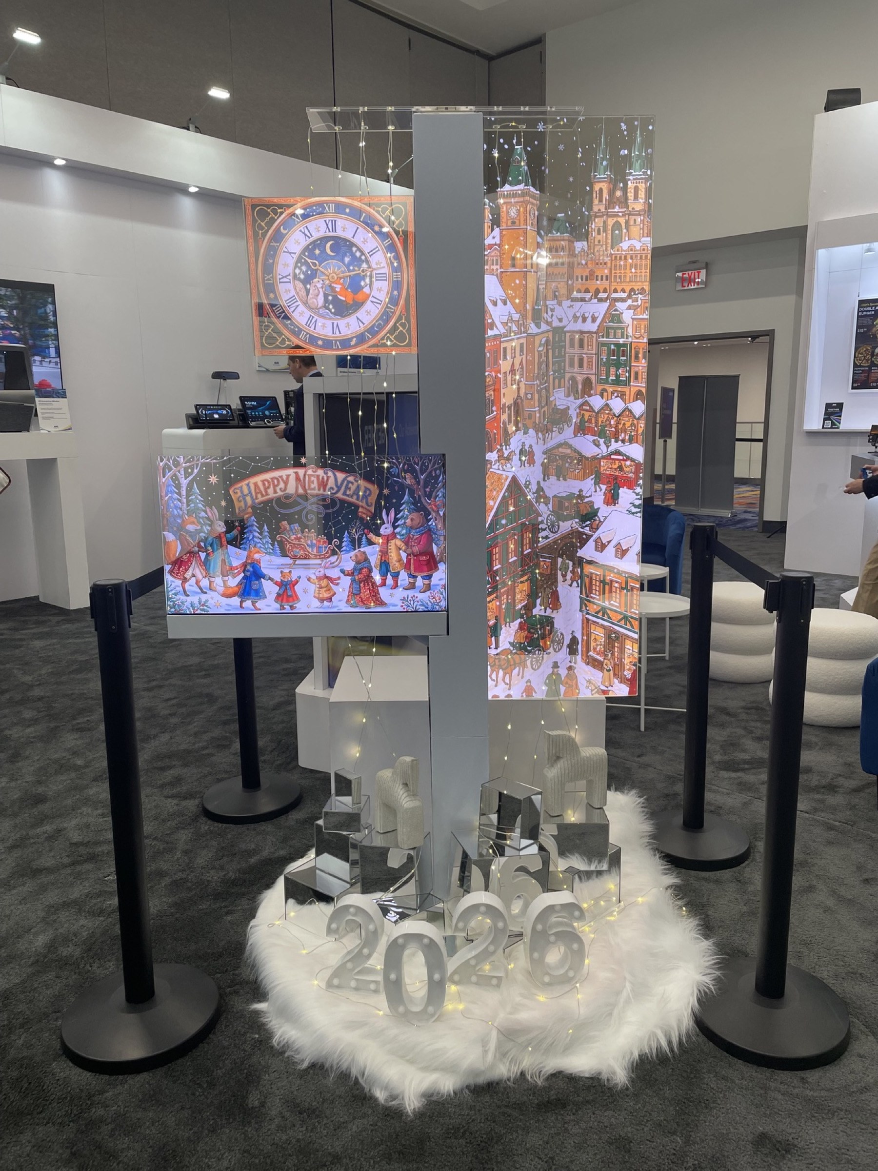 CES exhibit designed and built by AMG