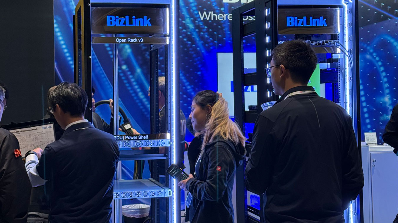 BizLink Technology trade show exhibit by AMG
