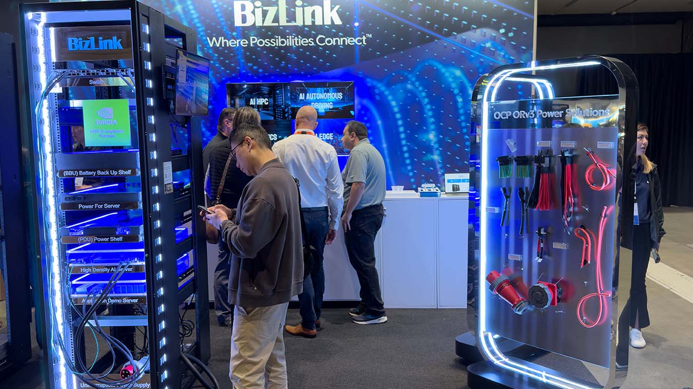 BizLink Technology OCP 2025 exhibit by AMG