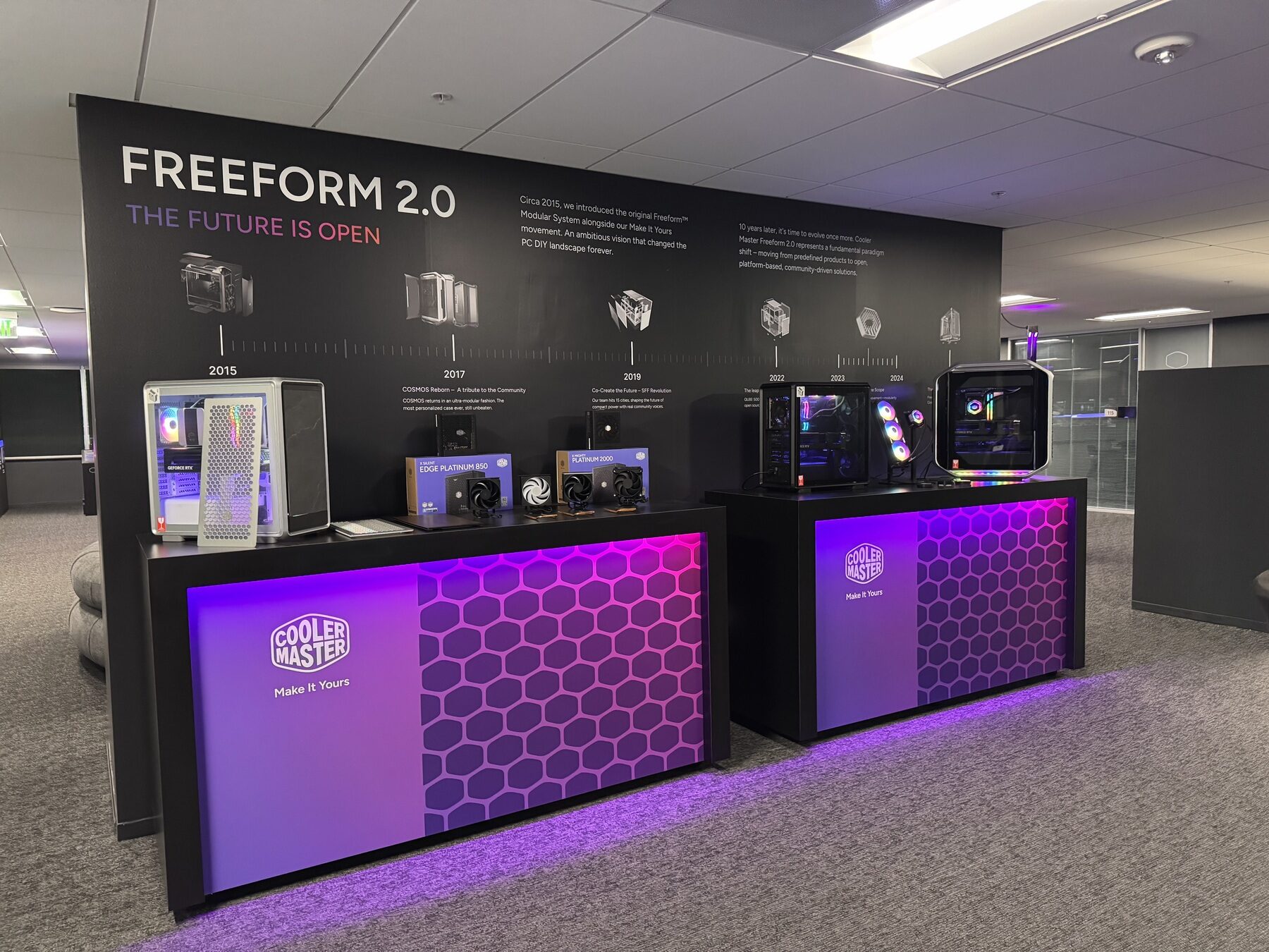 Cooler Master trade show exhibit by AMG