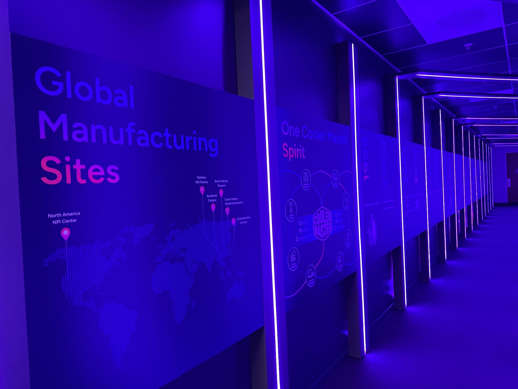 Cooler Master trade show exhibit by AMG