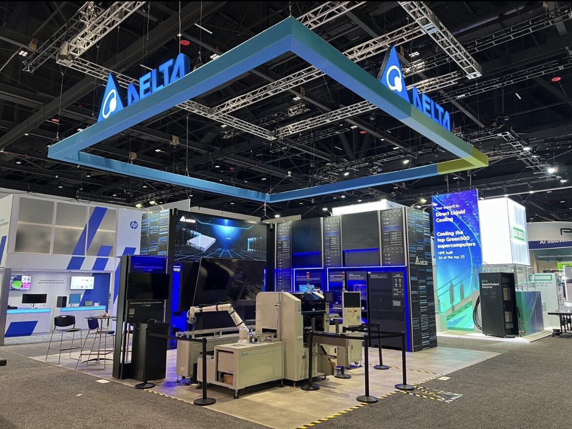 Delta Electronics GTC 2025 exhibit by AMG