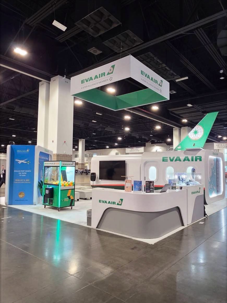 EVA Air GBTA 2025 exhibit by AMG