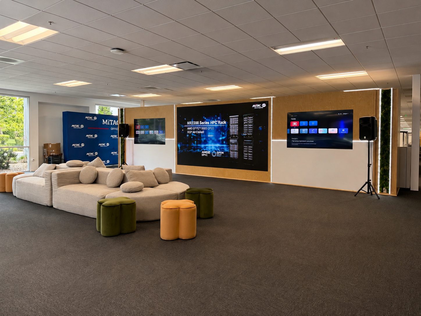 MiTAC Customer Experience Center 2026 exhibit by AMG