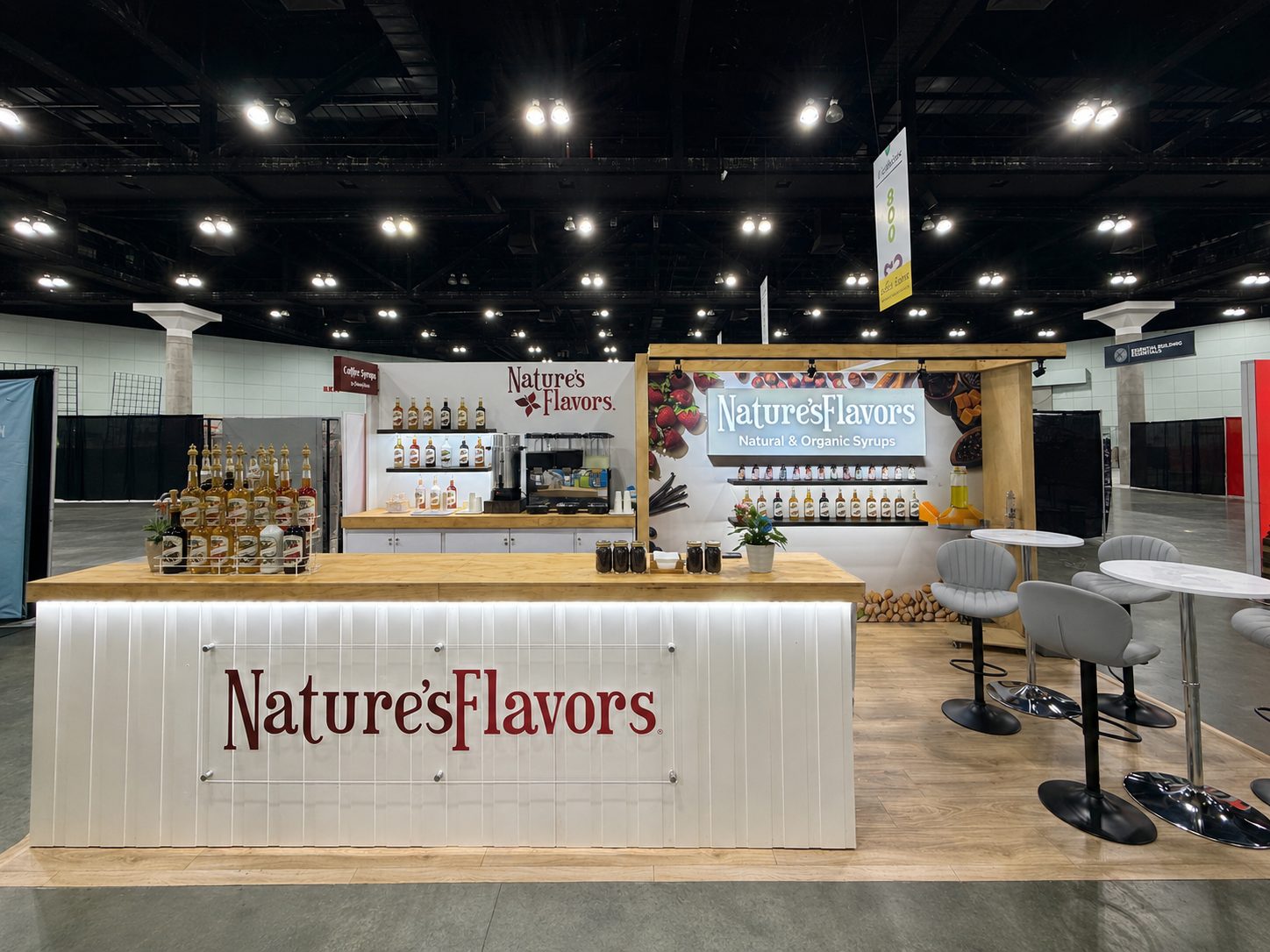 Nature's Flavors trade show exhibit by AMG