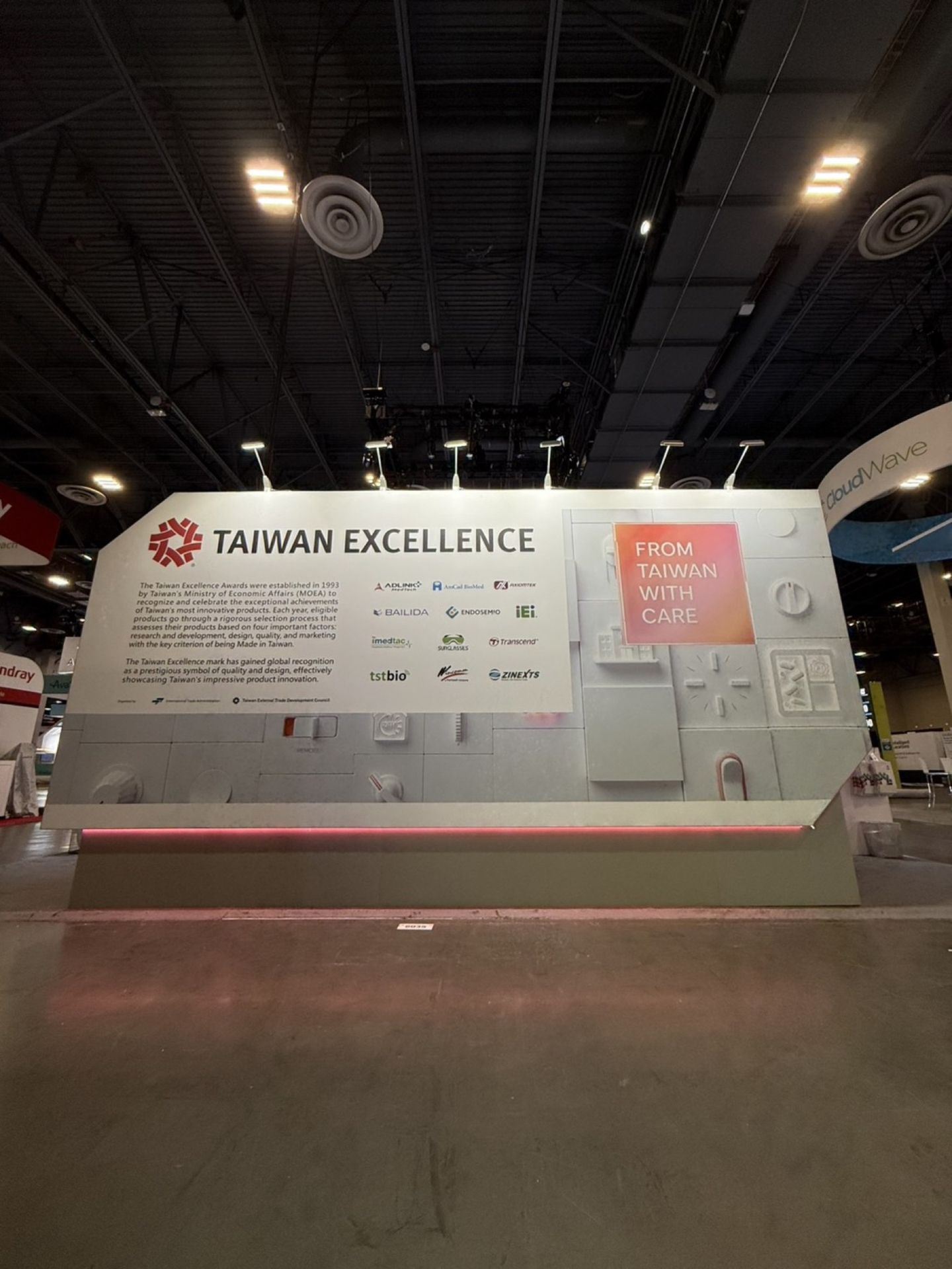 Taiwan Excellence HIMSS 2026 exhibit by AMG