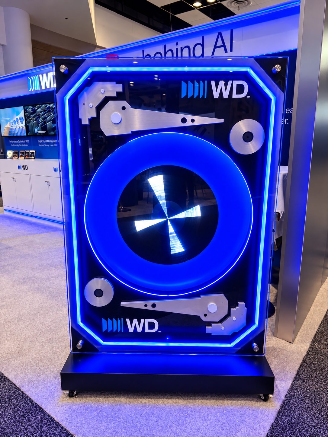 A Hard Drive Built to Booth Height 1