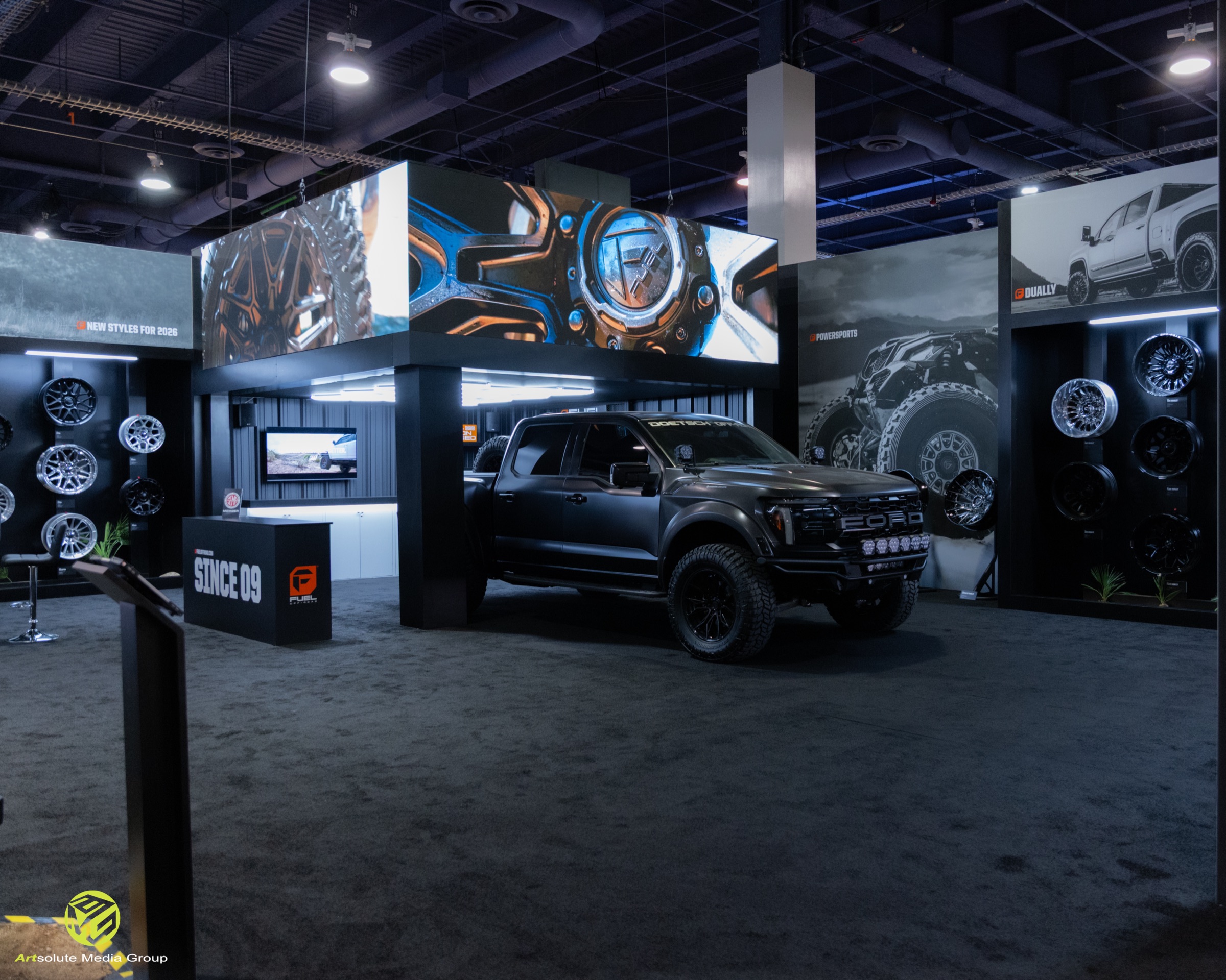 Wheel Pros LLC trade show exhibit by AMG
