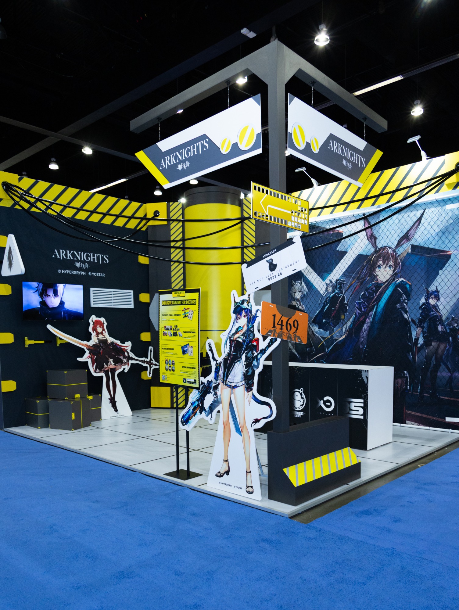 Yostar Anime Expo 2024 exhibit by AMG