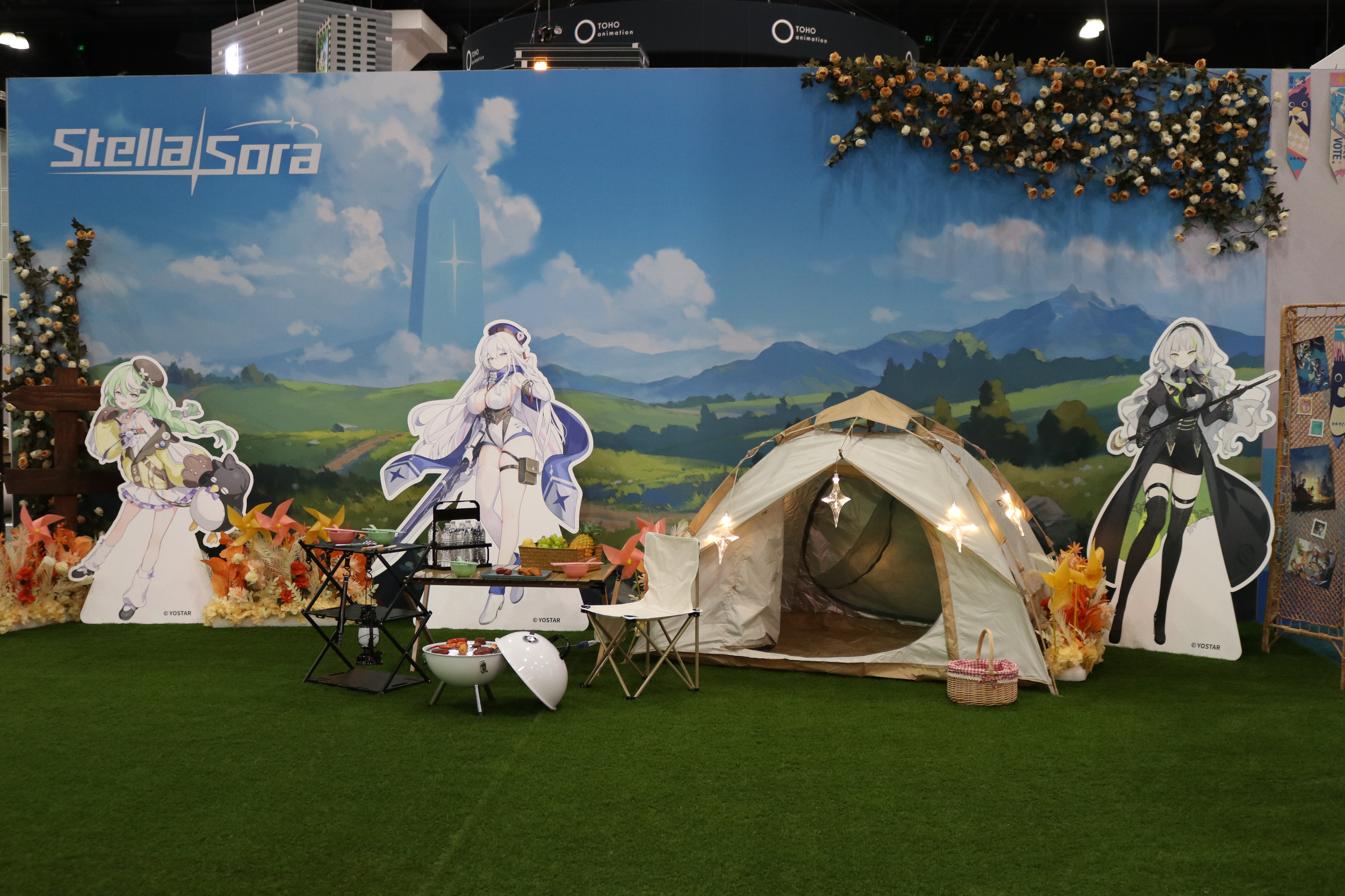 YOSTAR Anime Expo exhibit by AMG